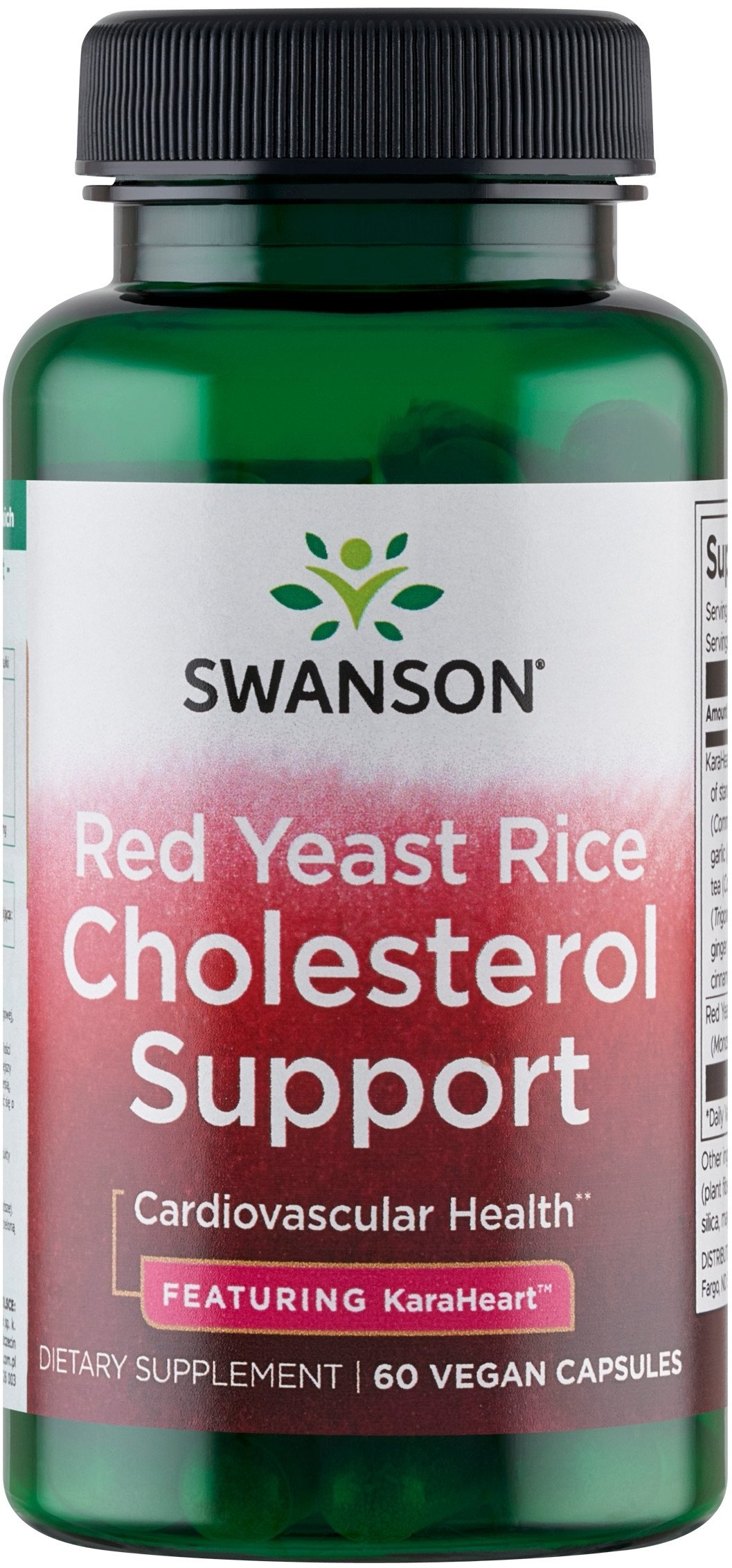SWANSON Red Yeast Rice Cholesterol Support 60vcap one size