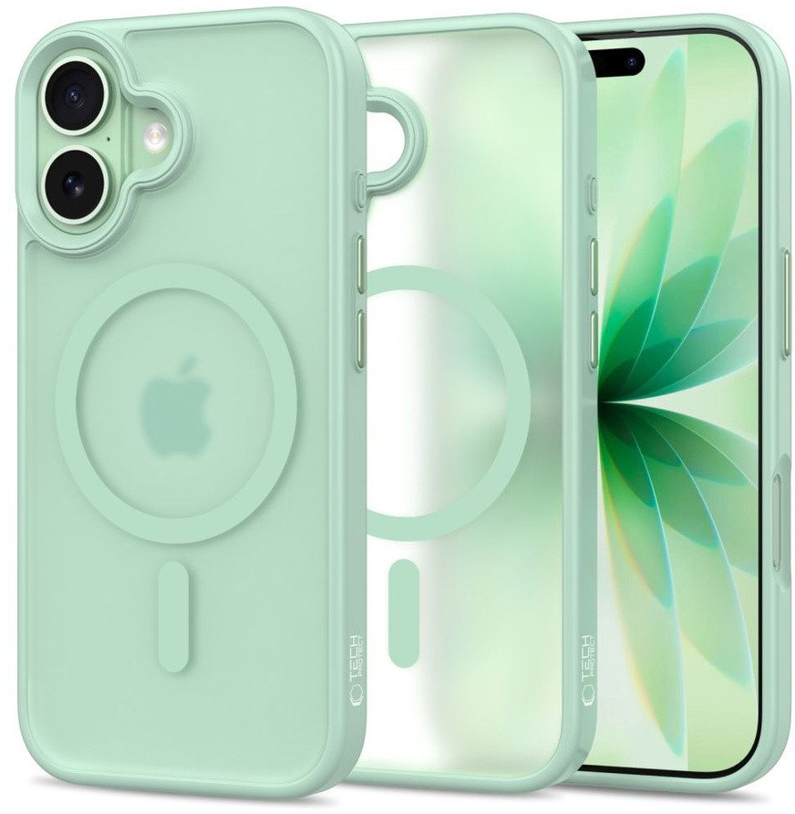 Etui Tech-Protect MagMat MagSafe do Apple iPhone 17 Matte Sage