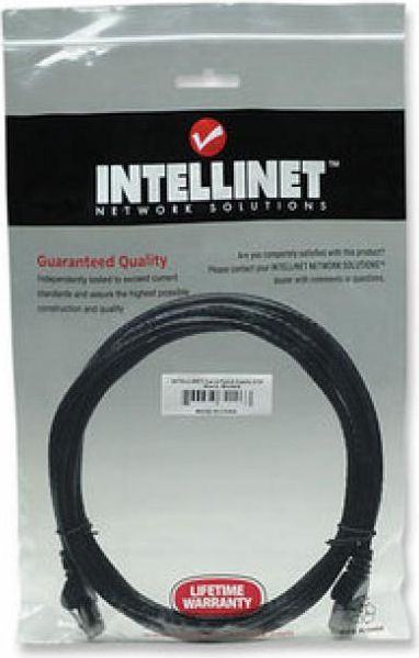 Intellinet Network Solutions PATCH CORD CAT6 UTP 5,0M CZARNY 100% MIEDŹ (343350)