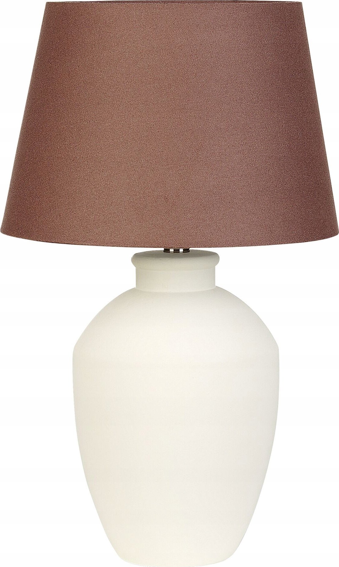 Lampa stołowa Beliani Lampa stołowa ceramiczna biała ARCOS