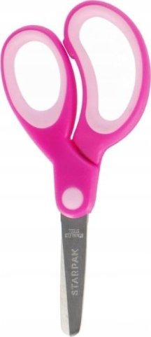 Starpak Nożyczki szkolne ergonomiczne dziecięce zaokrąglone 13 cm