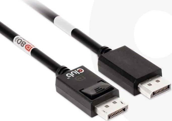 Club 3D Club3D Kabel DisplayPort 2.1 na DisplayPort 2.1 4K120Hz/8K60Hz HDR (M/M), 1.2m, černá
