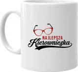 Koszulkowy Najlepsza kierowniczka - kubek z nadrukiem