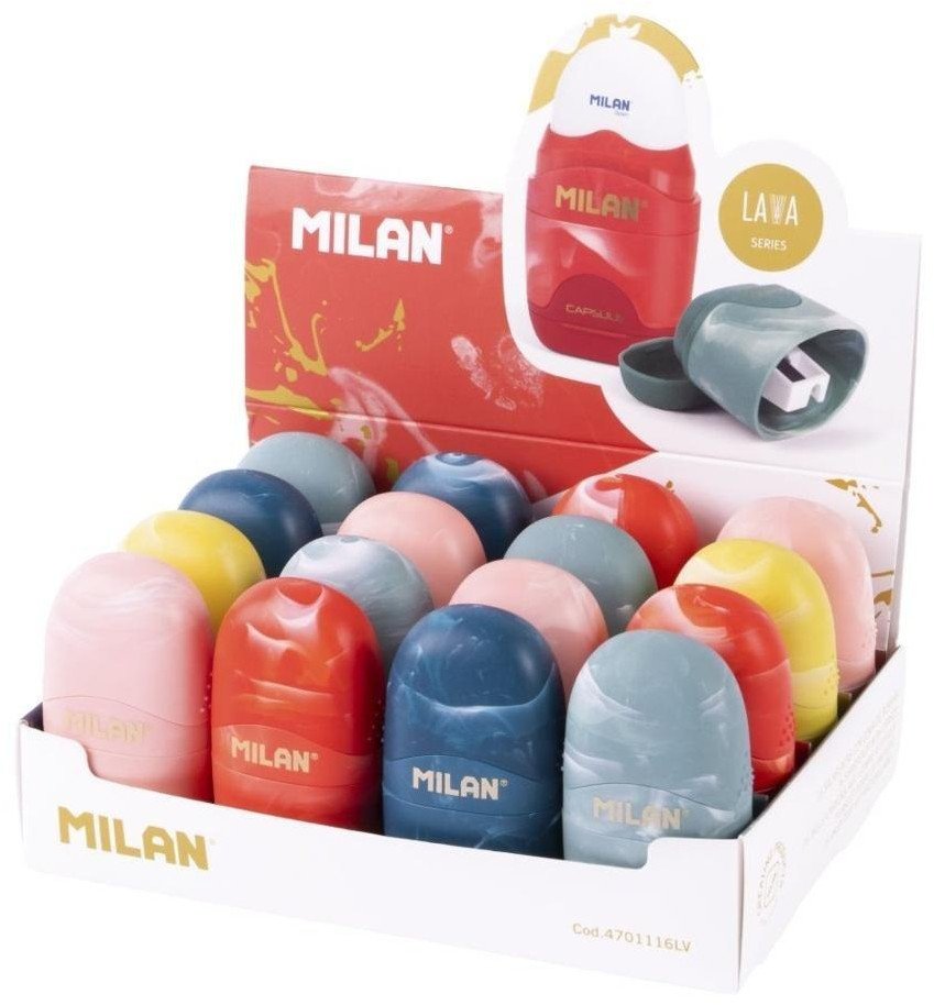 Temperówko - gumka Lava (16szt) MILAN
