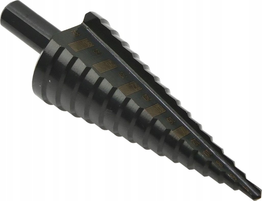 Wiertło Geko Wiertło stopniowe HSS TiAlN 4-32mm (100)