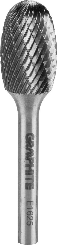 Graphite FREZ DO METALU HM TYP E (OWALNY) 16 X 25 MM TRZPIEŃ 6 X 45 MM 55H368 GRAPHITE