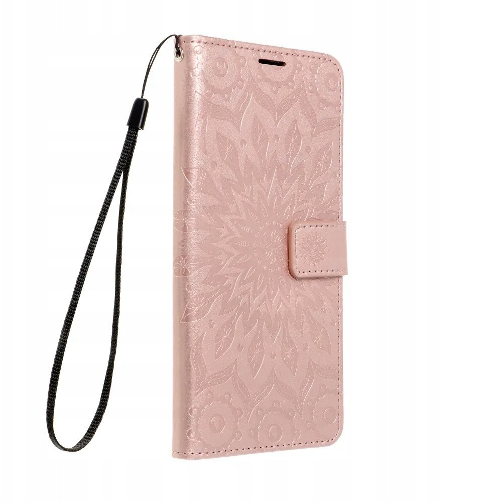 Kabura MEZZO Book do SAMSUNG A06 mandala złoty róż
