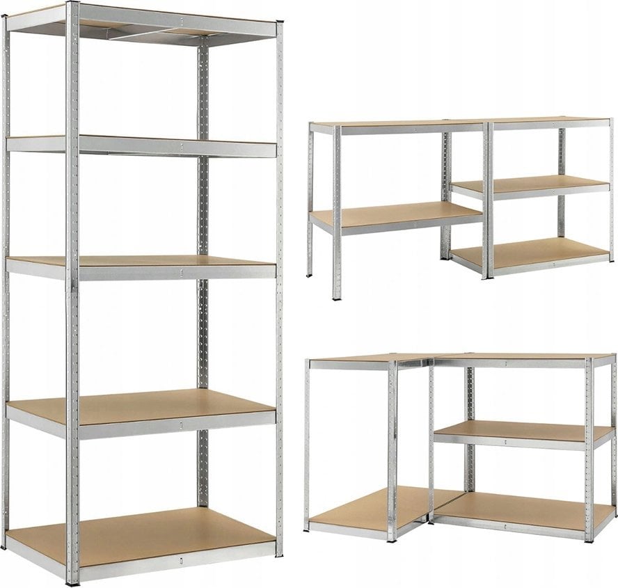 Funfit Metalowy regał 180x100x60 cm