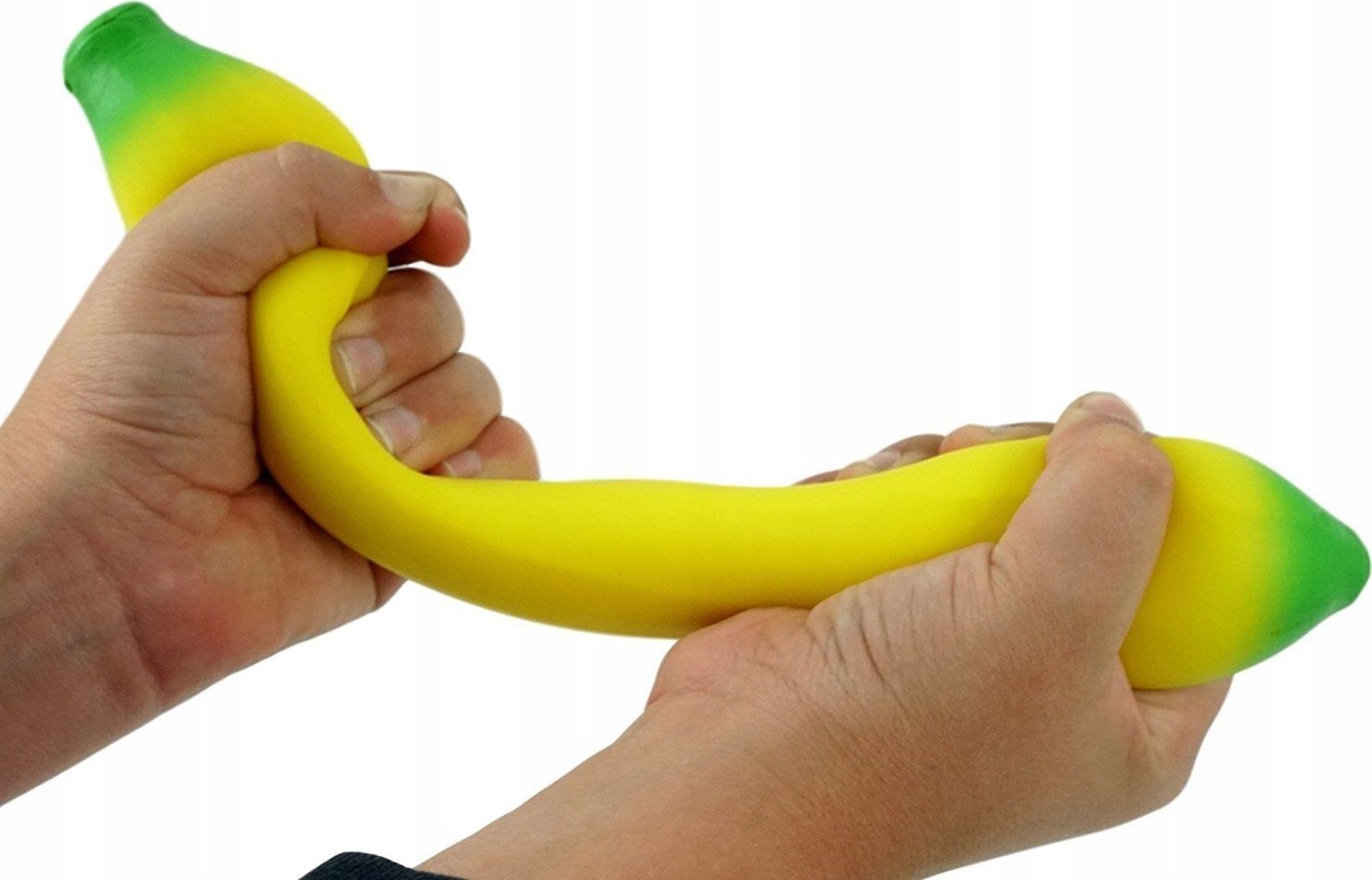 Hipo Banan super rozciągliwy, antystresowy / gniotek 14cm, kolory tęczy 620940 mix cena za 1 szt op.24szt