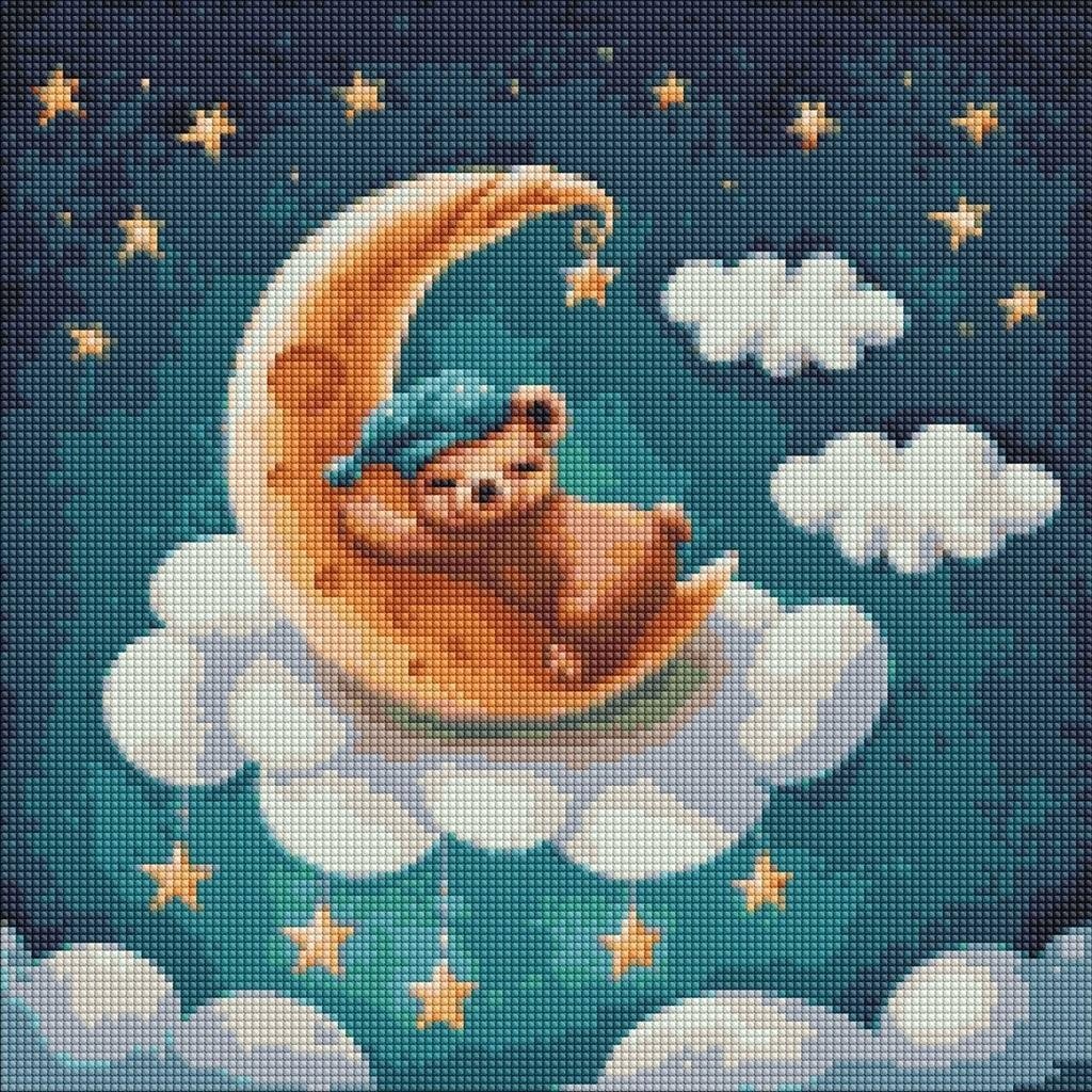 Norimpex Diamentowa mozaika - Fairy Night 40x40cm