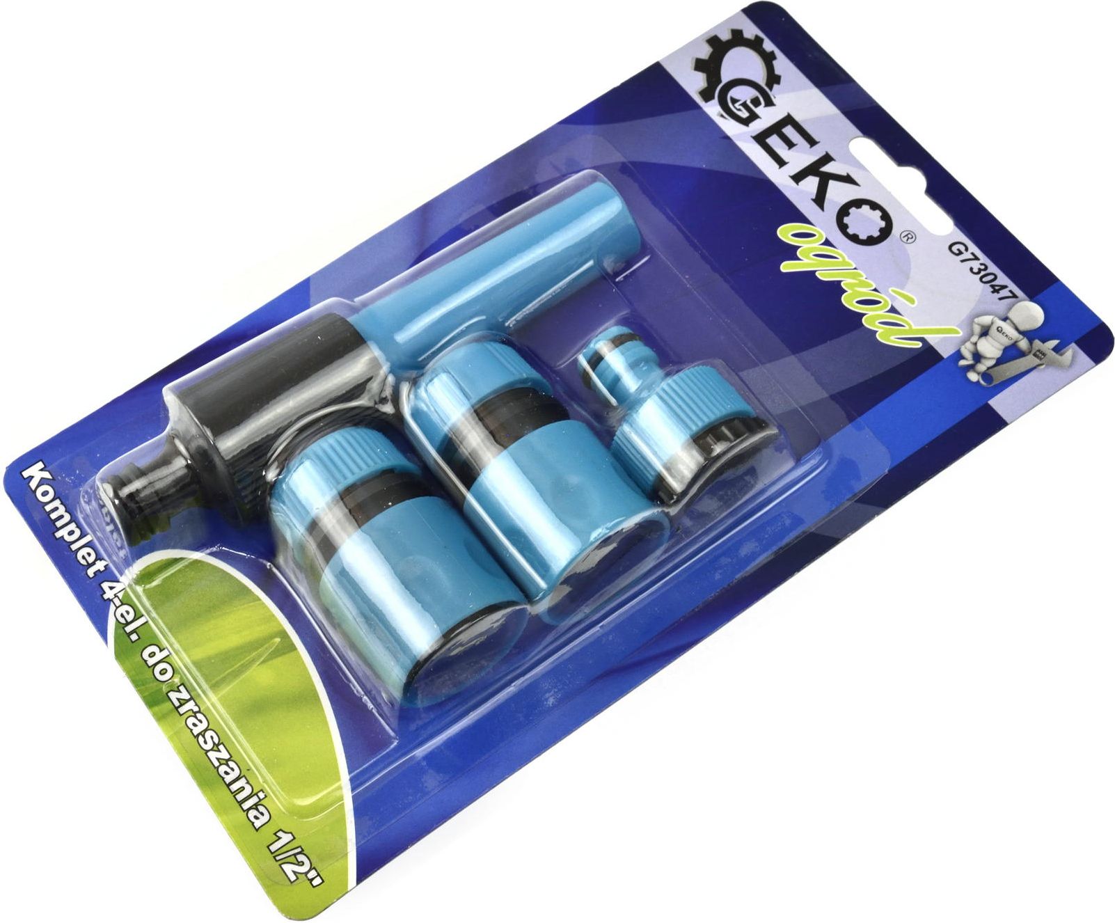 Geko Zestaw do zraszania 4-elem. 1/2" Blue Line (20/100)