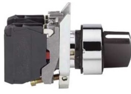 Schneider Electric Przełącznik 2 położeniowy pokrętło 22mm 1Z bez samopowrotu czarny XB4BD21