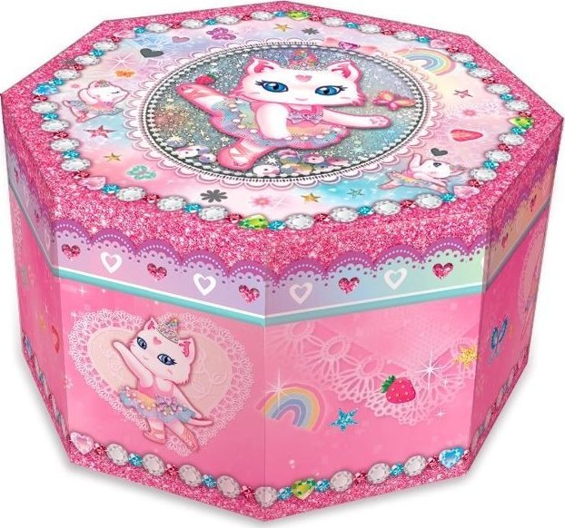 Pulio Pozytywka ośmiokątna Kot baletnica 133BK Pecoware