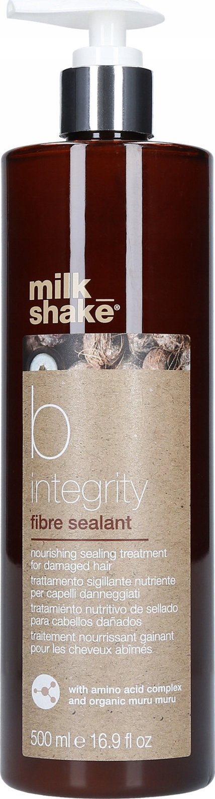 Milk Shake Milk Shake, Integrity Reconstruction System Fibre Sealant No.B, Hyaluronic Acid, Hair Lotion Treatment, For Repairing, 500 ml For Women