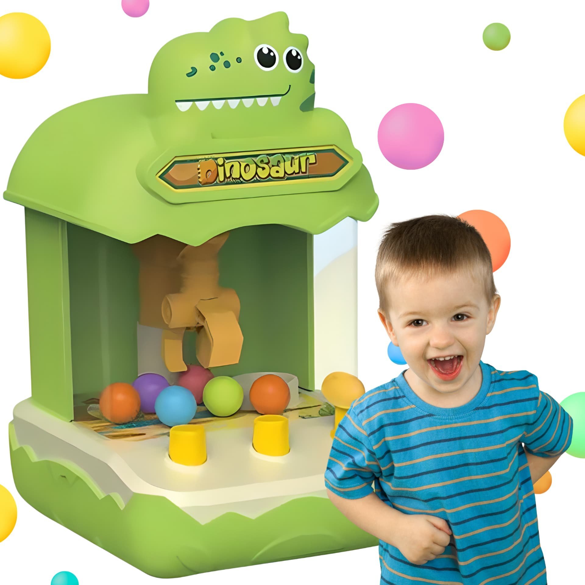 ProNice POŁAWIACZ ZABAWEK AUTOMAT DINOZAUR MASZYNA PAZUR GRA