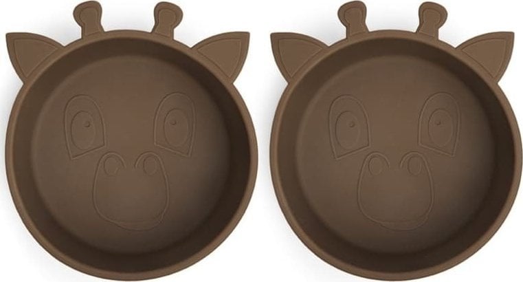 Nuuroo nuuroo - 2 miseczki silikonowe Giraf Acron