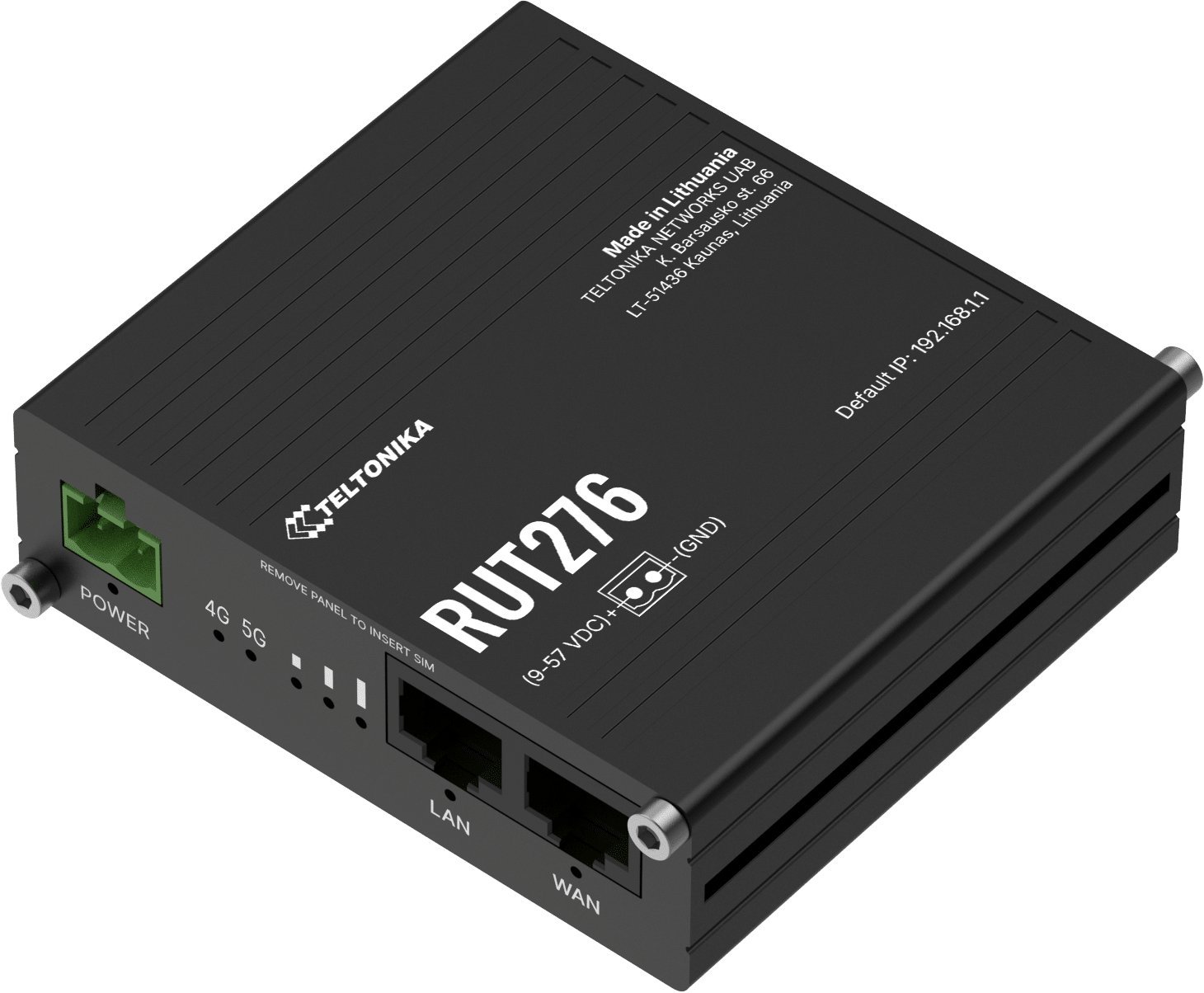 TELTONIKA NETWORKS RUT276 Compact Redcap 5G Router
