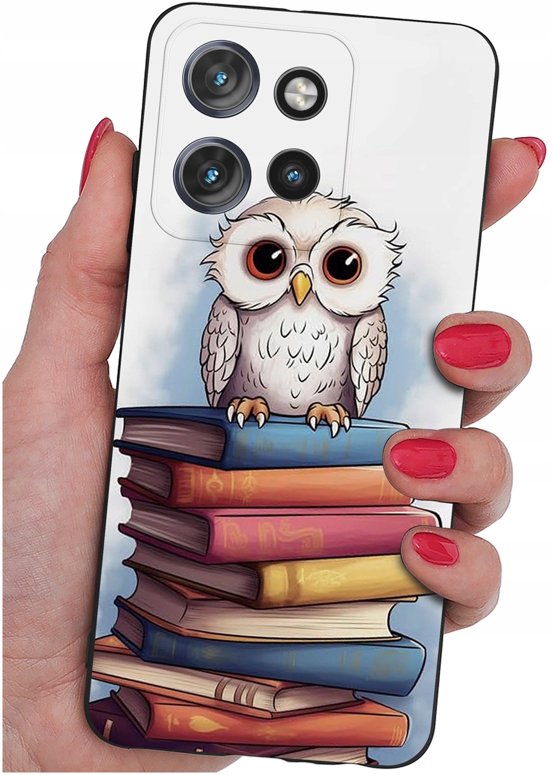 Etui do Motorola Moto EDGE 50 Neo WZORY |SILIKONOWE MATT CASE + SZKŁO 9H