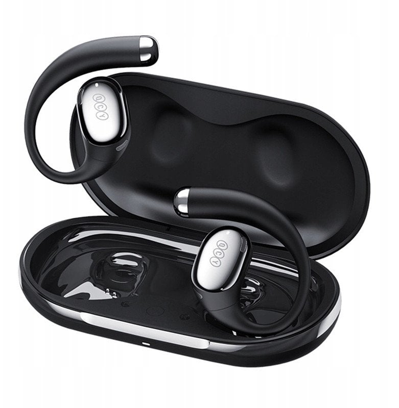 Bezprzewodowe słuchawki Clip-On QCY Crossky R70 Bluetooth 6.0 czarne