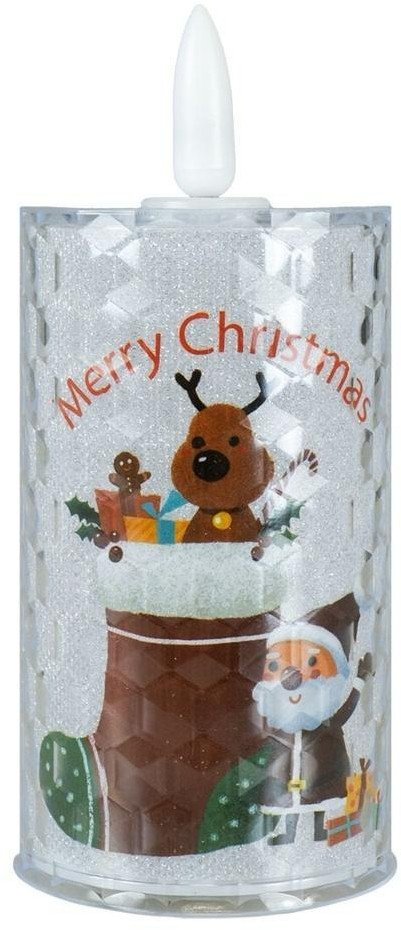 Świeca led błyszcząca