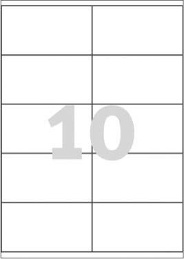 Avery Zweckform ETYK.ZF 3425 105X57 100 ARK. ETYKIETA - 3425