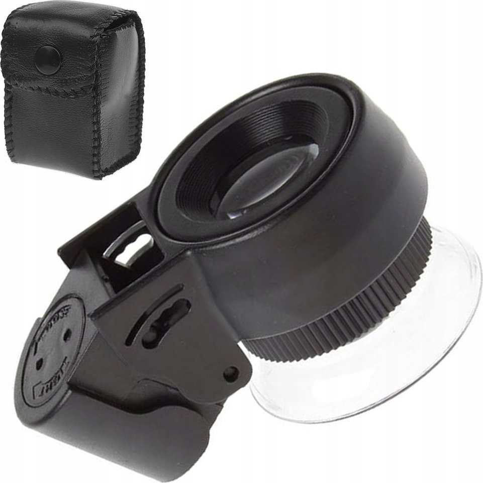 Verk LUPA JUBILERSKA KIESZONKOWA 2 LED UV 45x SZKŁO