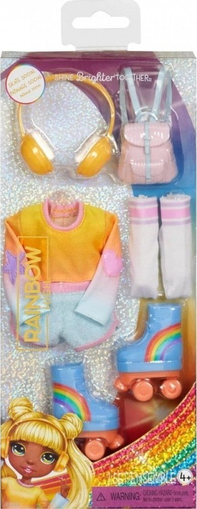 Ubranka Rainbow High Spotkanie na deskorolce MGA