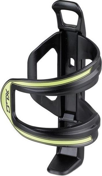 Romet Koszyk bidonu plast. Sidecage czarno/limonkowy XLC