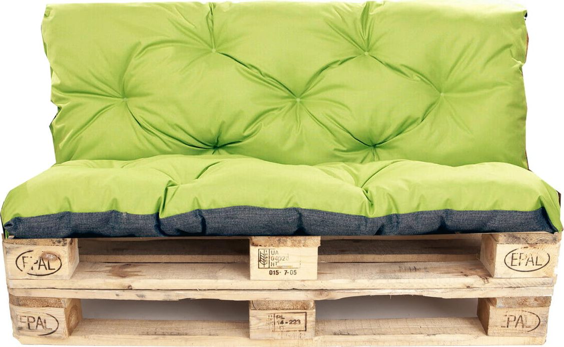 Setgarden Poduszki na palety | zestaw poduszek 120x80/50cm | poduszki na ławkę | huśtawkę