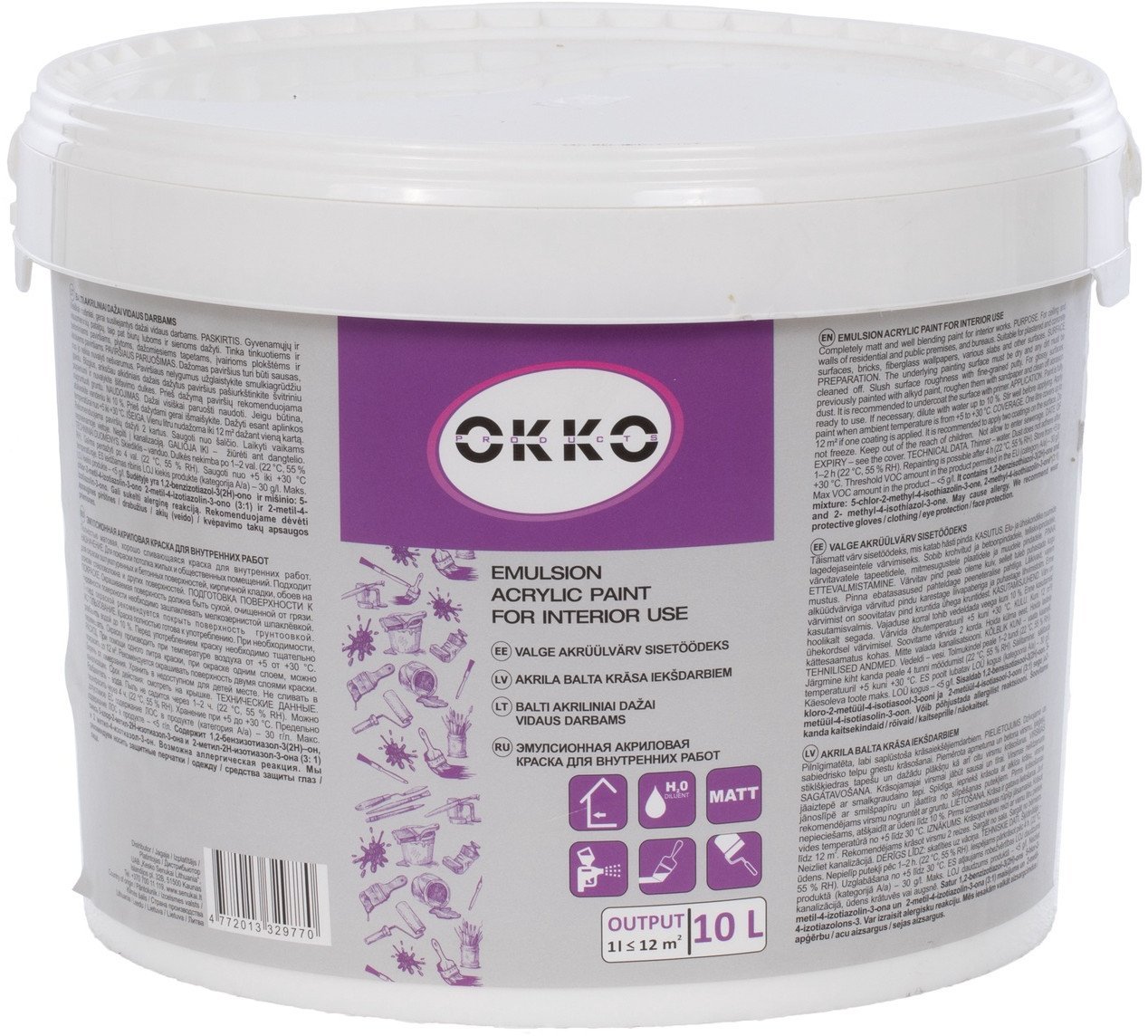 PAINT ACRYLIC OKKO 10L