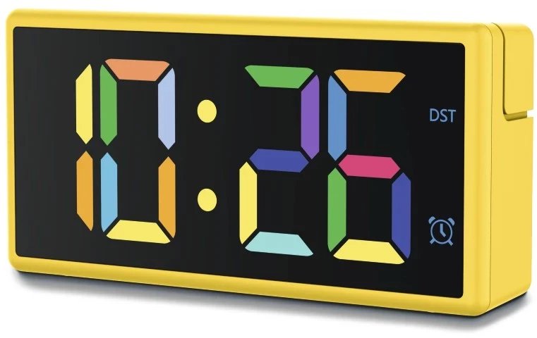 Budzik elektroniczny Ibiza Żółty