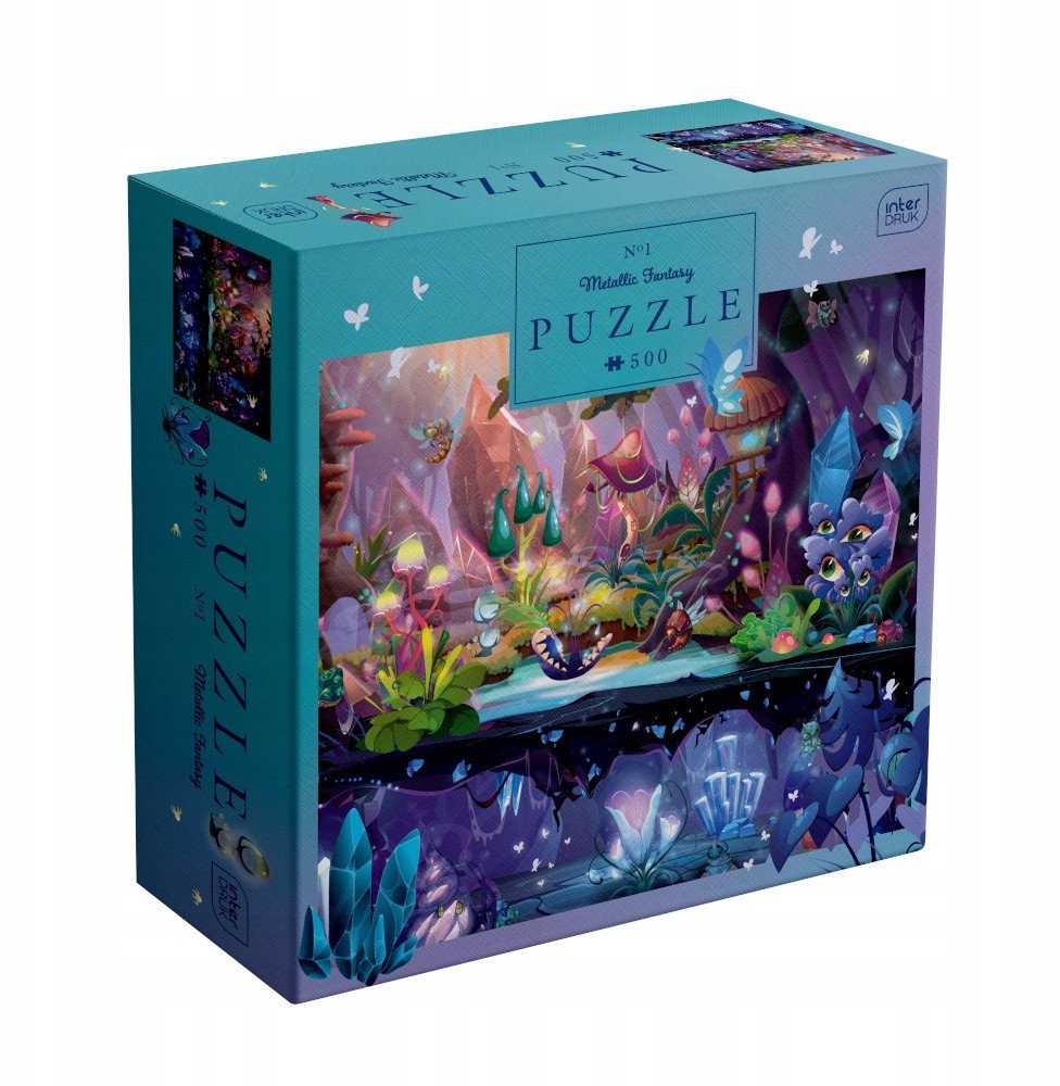 Puzzle 500 Metallic Fantasy Magic Forest