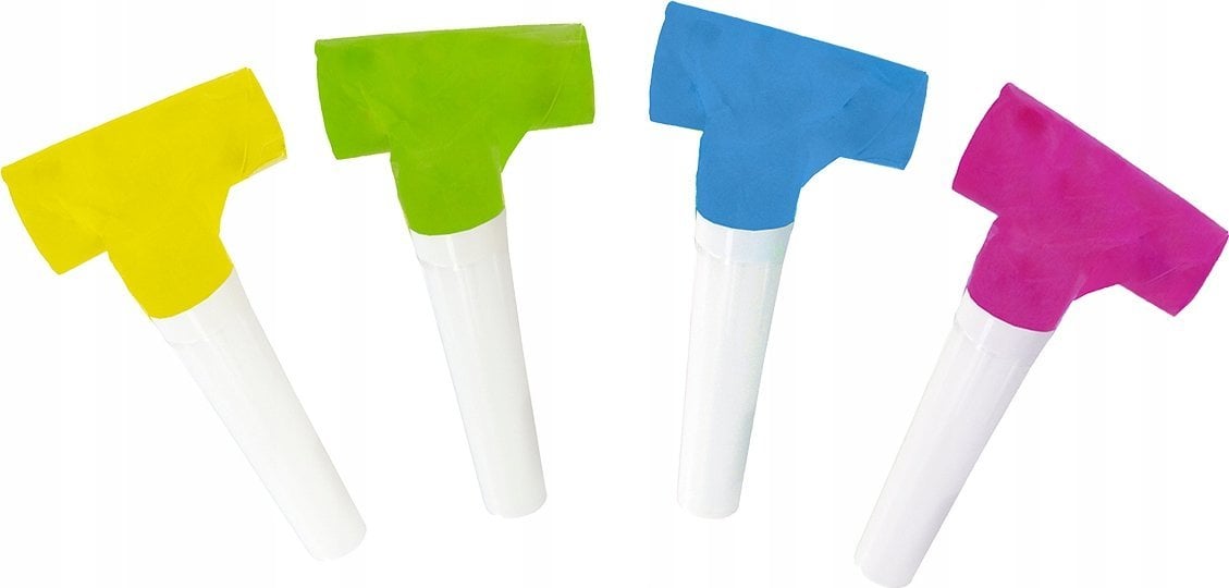 Party Deco Gwizdki neonowe 6szt