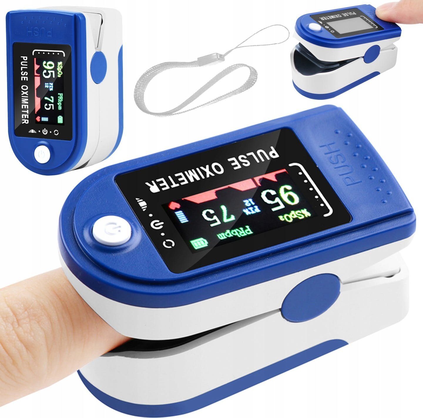 Pulsoksymetr Pako Pulsometr/pulsoksymetr napalcowy