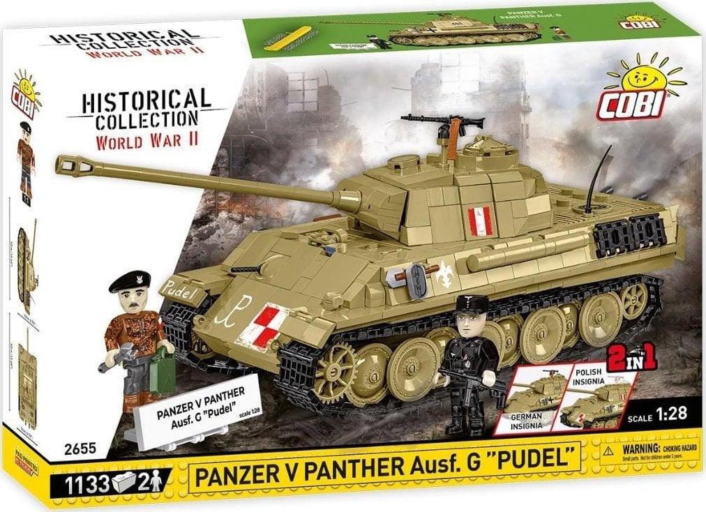 Klocki Panzer V Panther G Pudel 1133 klocków
