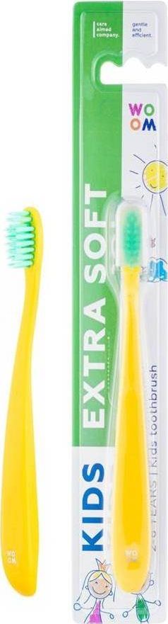 Woom Woom Kids Extra Soft Toothbrush bardzo delikatna szczoteczka do zębów dla dzieci 2-6 Years