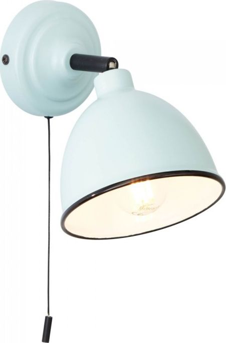 Kinkiet Brilliant Kinkiet do sypialni niebieski Brilliant Telio 97002/40