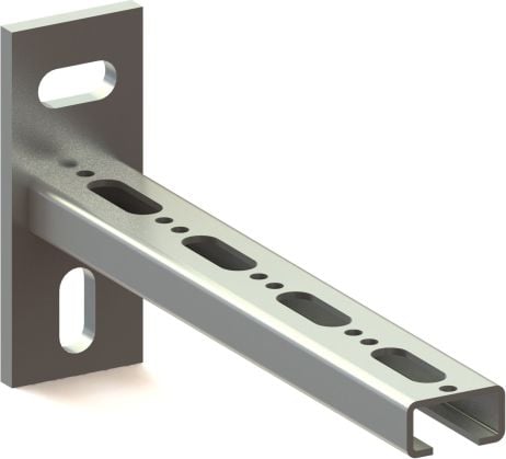 Niczuk Profil montażowy typu C2,0 30 x 16 x 2mm ze stopką dł. 260mm (0930162500)