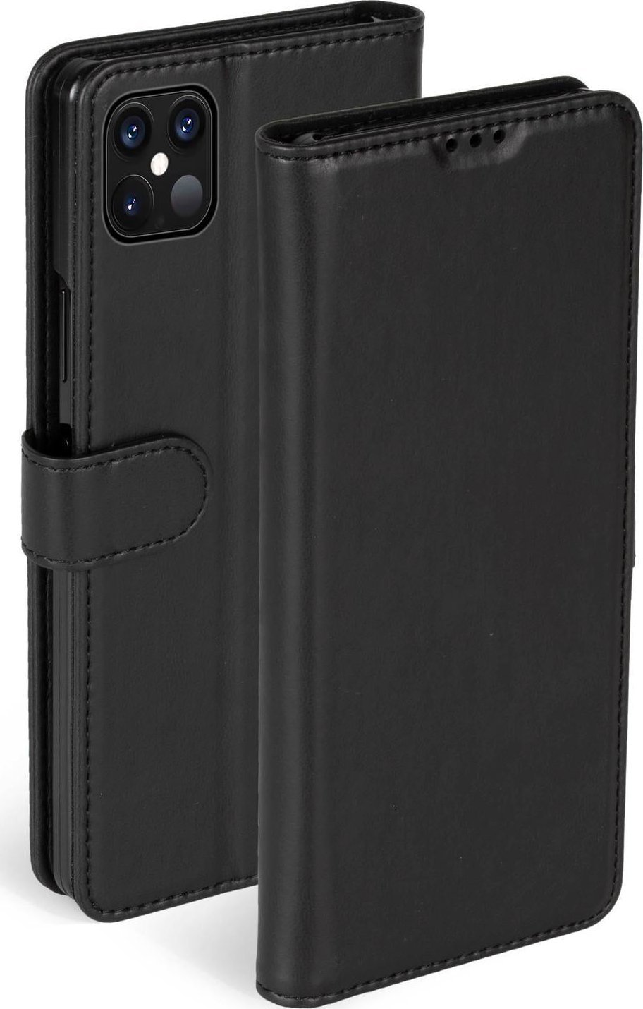 Krusell Krusell PhoneWalet iPhone 12/12 Pro 6,1" czarny/black 62158