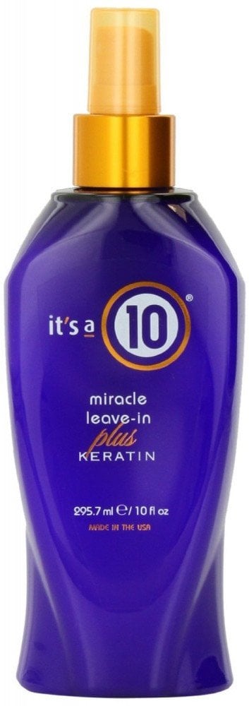 It's a 10, Miracle Deep Plus Keratin, Hair Leave-In Cream Treatment, For Hydration, 295.7 ml Unisex