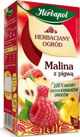 Herbapol Herbata herbapol herbaciany ogród malina z pigwą 20/p