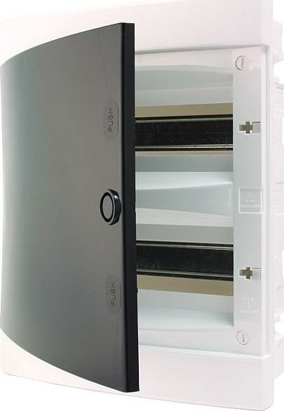 ETI Obudowa podtynkowa 24 modułów drzwi transparentne ECM24PT-s