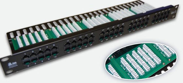 Alantec Patchpanel telefoniczny 25xRJ45 kat 3 1U - PK012