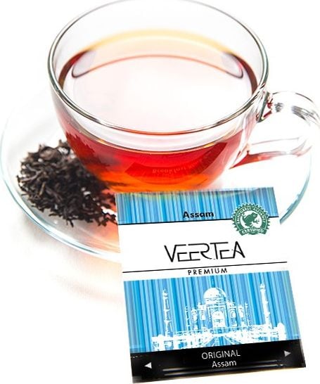 VEERTEA PREMIUM Assam Premium 2 g 100 kopert z cert. Rain Forest A.
