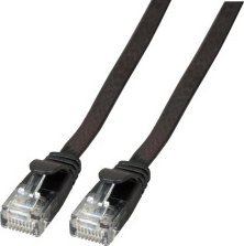 EFB EFB Electronic K8107SW.2 U/UTP (UTP) black 2m Cat6a Network cable (K8107SW.2)