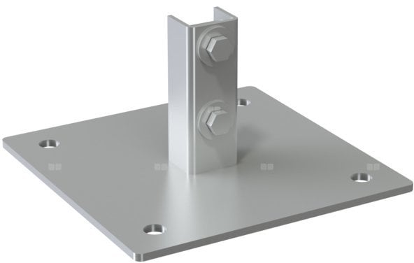 Podpora dachowa uniwersalna 200x200 bez izolacji do profilu A, C ogniowa