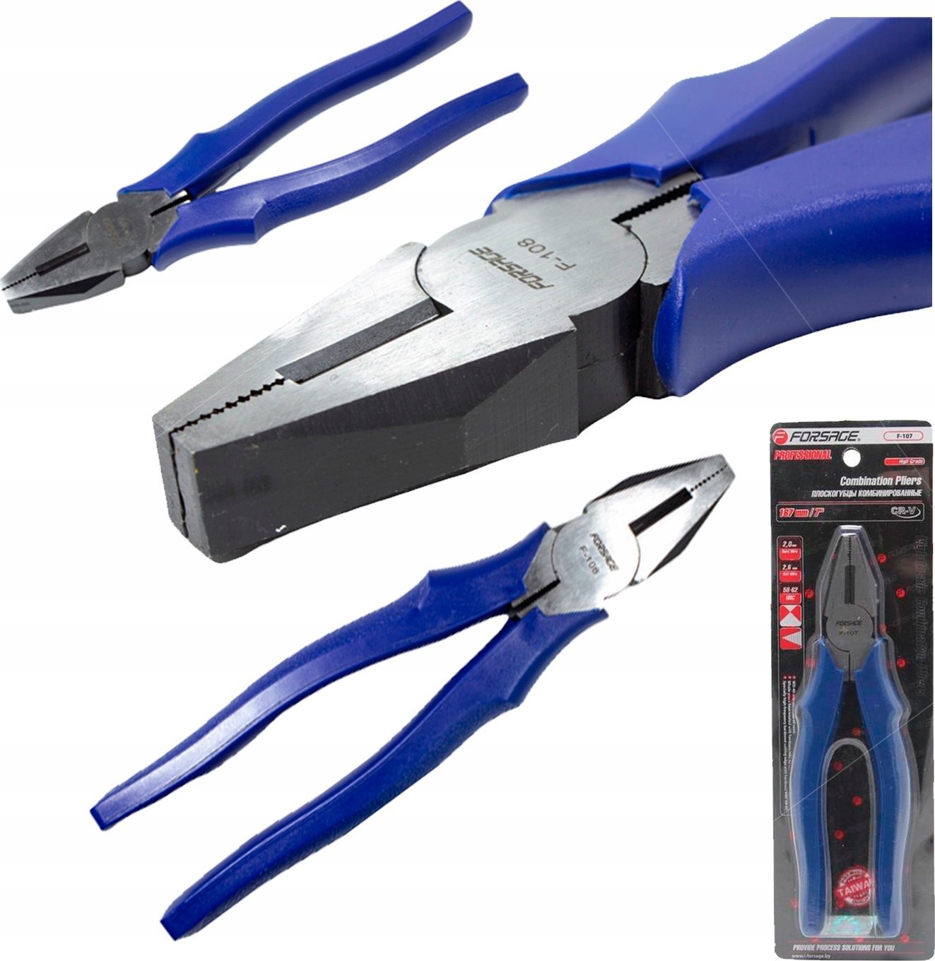 Forsage KOMBINERKI SZCZYPCE UNIWERSALNE 200 MM 8 CR-V
