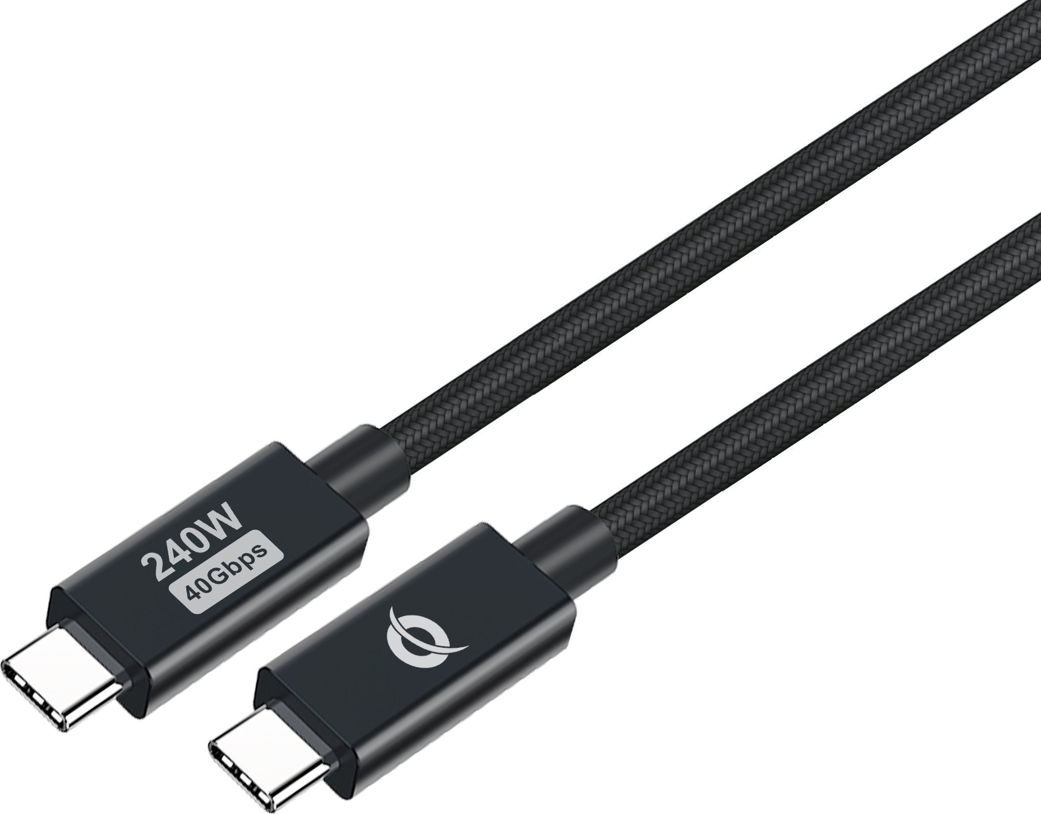 Kabel USB Conceptronic USB-C - USB-C 1.2 m Czarny (ETTA04B12)