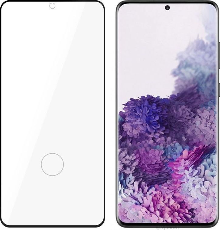 3MK Szkło 3mk HardGlass Max czytnik linii do Samsung Galaxy S20 Ultra Black uniwersalny