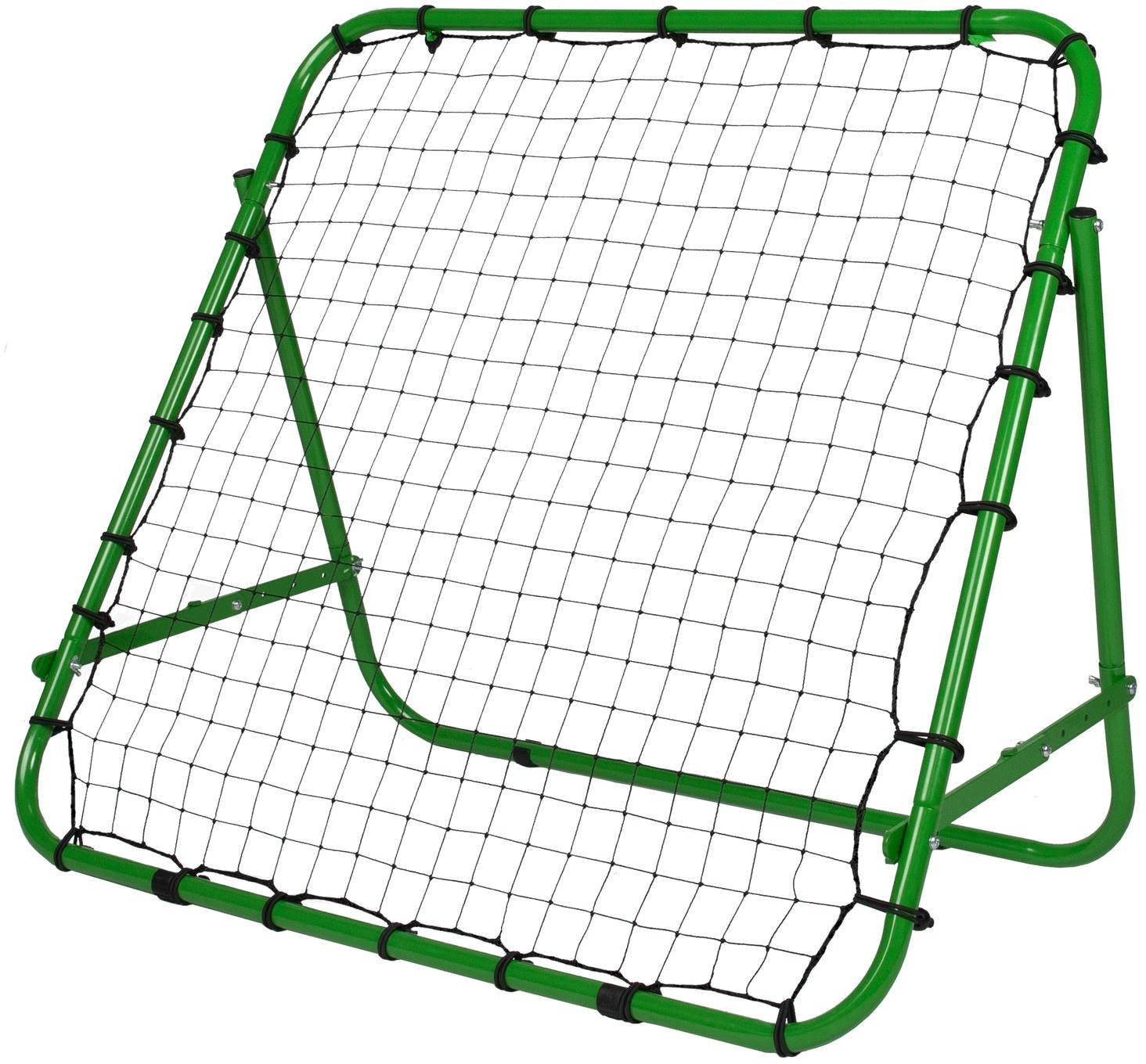 Rebounder treningowy 100x100 cm regulowany składany do piłki nożnej